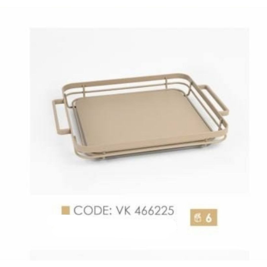 BVK-56 دیس مربع BVK بی وی کی سایز بزرگ طرح Iris کرم کد VK466225 - Image 1