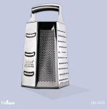 رنده استیل 6 گوش بزرگ یونیک Unique کد UN-2220