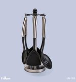 ست کفگیر و ملاقه دسته استیل یونیک Unique کد UN-1155
