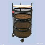 جای پیازی 3 طبقه توری گرد یونیک Unique کد UN-2956