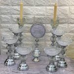 ست هفت سین سلطنتی نقره ای 10 پارچه کد : 1366.200