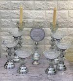 ست هفت سین سلطنتی نقره ای 10 پارچه کد : 1366.200