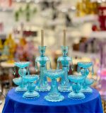 ست هفت سین سلطنتی باکارات 7 پارچه رنگی کد : 3810/10 - Image 2