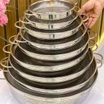 ابکش استيل گرد یونیک 9 پارچه 