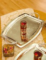 سینی استیل طرح قاصدک - Image 3