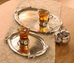 سینی استیل بیضی