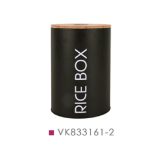 سطل برنج BVK بی وی کی مدل SMART مشکی درب چوب کد VK-833161-2