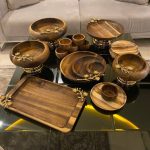 سرویس پذیرایی چوب گردو شکوفه