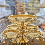 سرویس میوه خوری طلایی