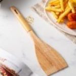 کاردک دسته چوبی گلدن استار رنگ طلایی و نقره ای