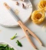 برگردان سرخ کن دسته چوبی گلدن استار رنگ طلایی و نقره ای