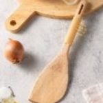 لیسک دسته چوبی گلدن استار رنگ طلایی و نقره ای