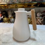 فلاکس 1 لیتر دسته چوبی وارداتی شیشه صورتی