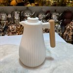فلاکس 1 لیتر دسته چوبی وارداتی شیشه صورتی - Image 3