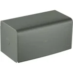 دستمال سایز بزرگ اسمارت رنگ طوسی طرح banyo کد 5301-L